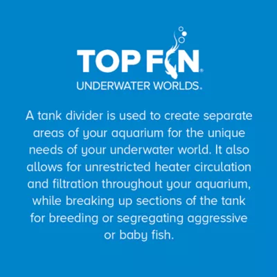 Top Fin® Tank Divider - Fish Tank Aquarium - 10-55 Gallon - Image 7