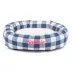 Majestic Pet Personalized Checkered Sherpa Bagel Cat & Dog Bed image thumbnail 2