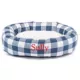 Product Majestic Pet Personalized Checkered Sherpa Bagel Cat & Dog Bed