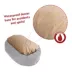Majestic Pet Personalized Checkered Sherpa Bagel Cat & Dog Bed image thumbnail 4