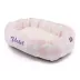 Majestic Pet Personalized Checkered Sherpa Bagel Cat & Dog Bed image thumbnail 2