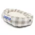 Majestic Pet Personalized Checkered Sherpa Bagel Cat & Dog Bed image thumbnail 2