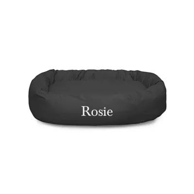 Majestic Pet Personalized Bagel Dog Bed - Image 1