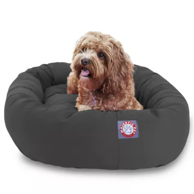 Majestic Pet Personalized Bagel Dog Bed - Image 2