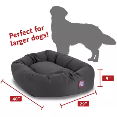Product Majestic Pet Personalized Bagel Dog Bed
