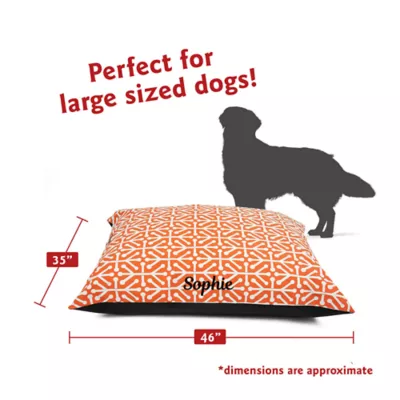 Majestic Pet Personalized Aruba Super Value Pillow Dog Bed - Image 3