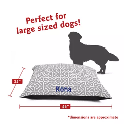 Product Majestic Pet Personalized Aruba Super Value Pillow Dog Bed