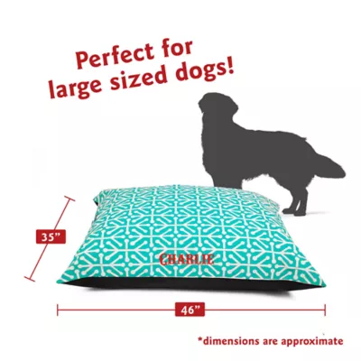 Product Majestic Pet Personalized Aruba Super Value Pillow Dog Bed
