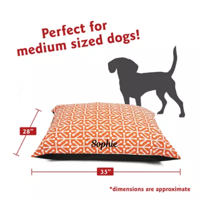Majestic Pet Personalized Aruba Super Value Pillow Dog Bed - Image 3