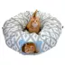 Kitty City Cool Gray & White Tunnel Cat Bed image thumbnail 1