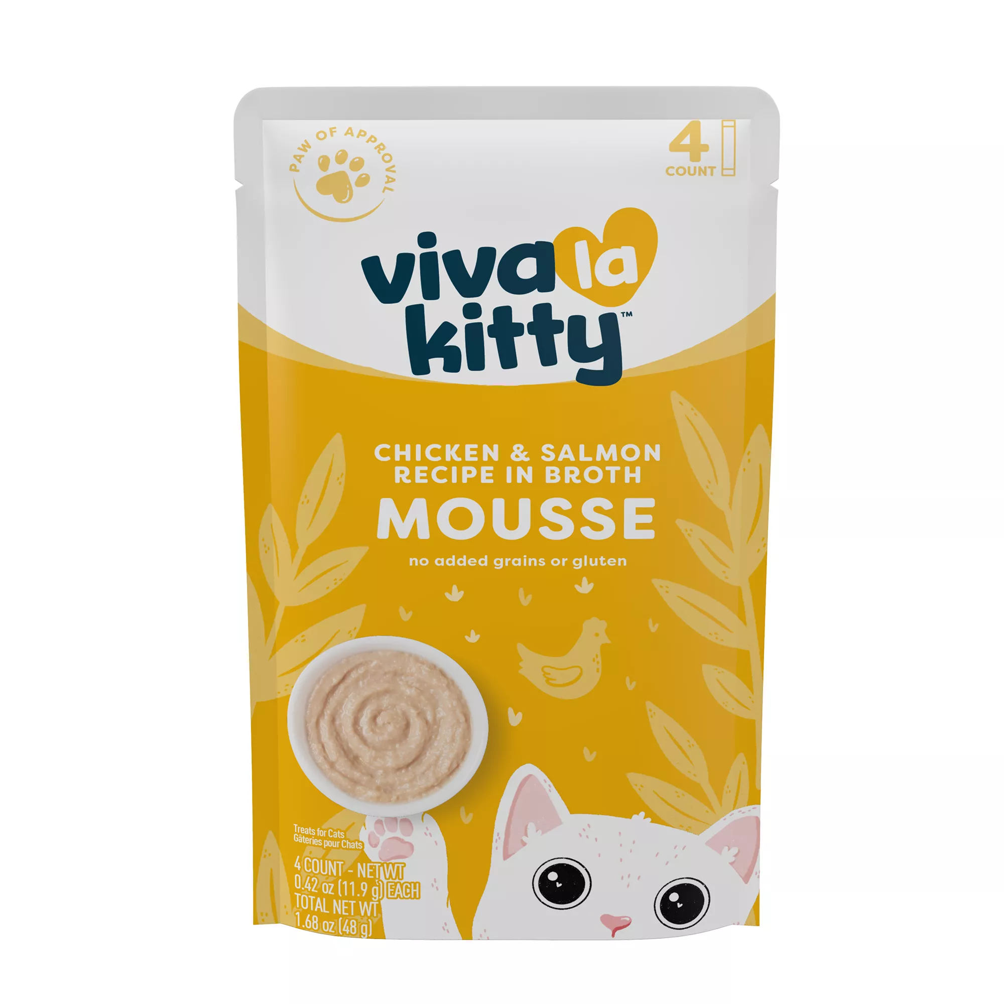 Viva La Kitty® Mousse Cat Treat - Grain Free