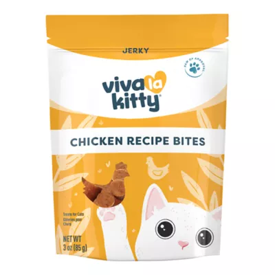 Viva La Kitty® Jerky Bites Cat Treat - Grain Free, High Protein - Image 1