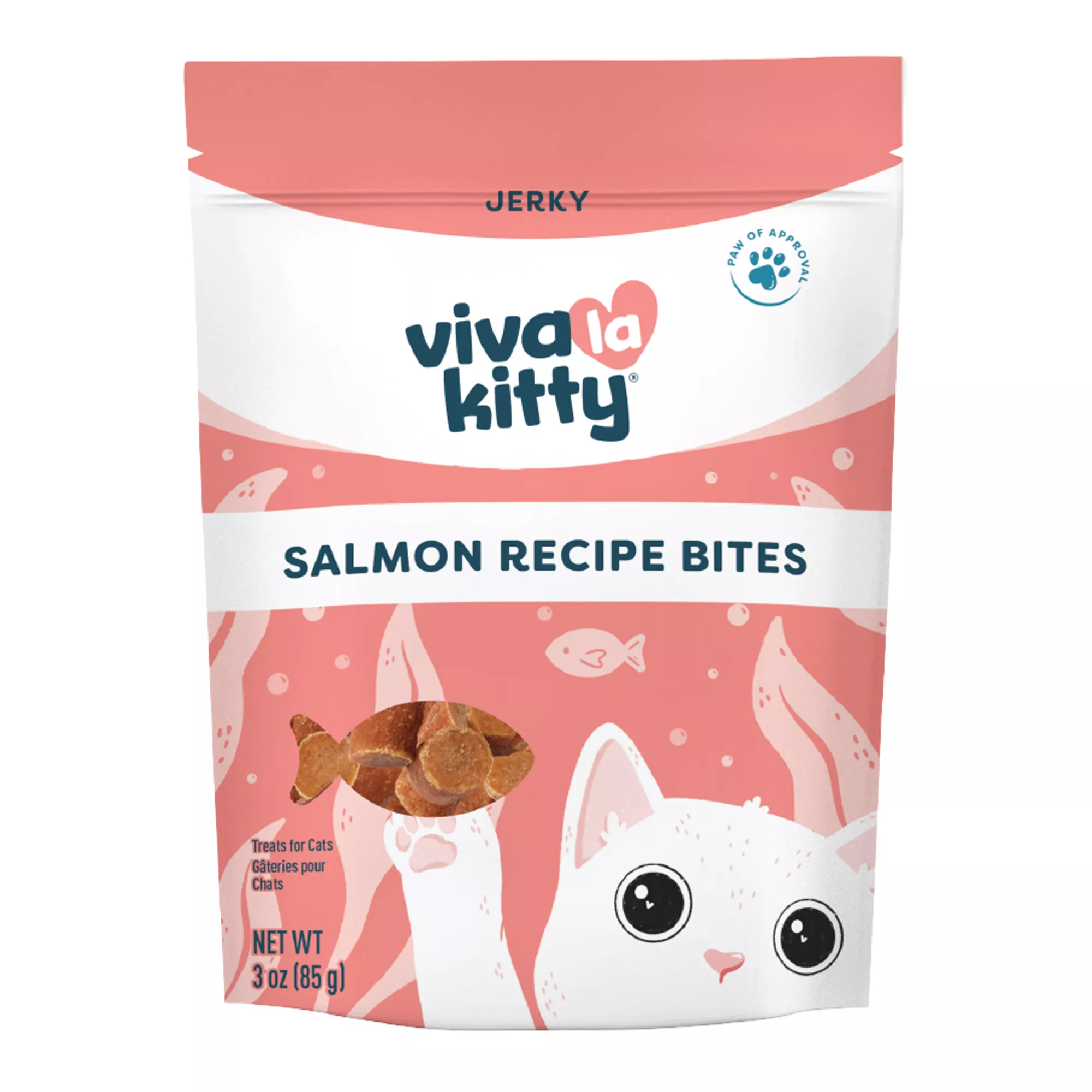 Viva La Kitty® Jerky Bites Cat Treat - Grain Free, High Protein