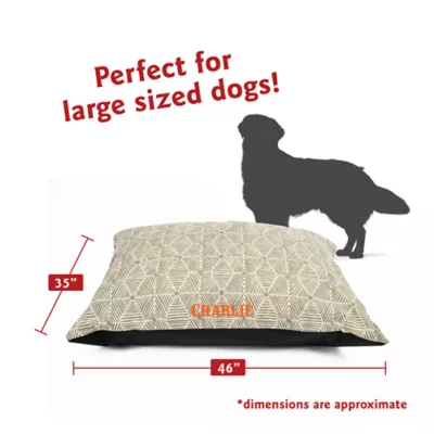 Majestic Pet Personalized Charlie Super Value Pillow Dog Bed - Image 3