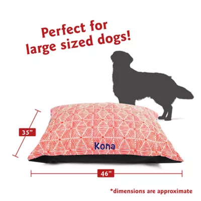 Majestic Pet Personalized Charlie Super Value Pillow Dog Bed - Image 3