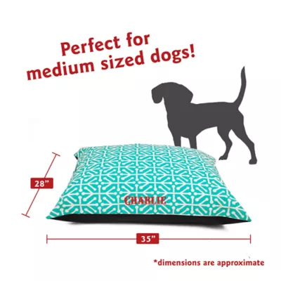 Product Majestic Pet Personalized Aruba Super Value Pillow Dog Bed