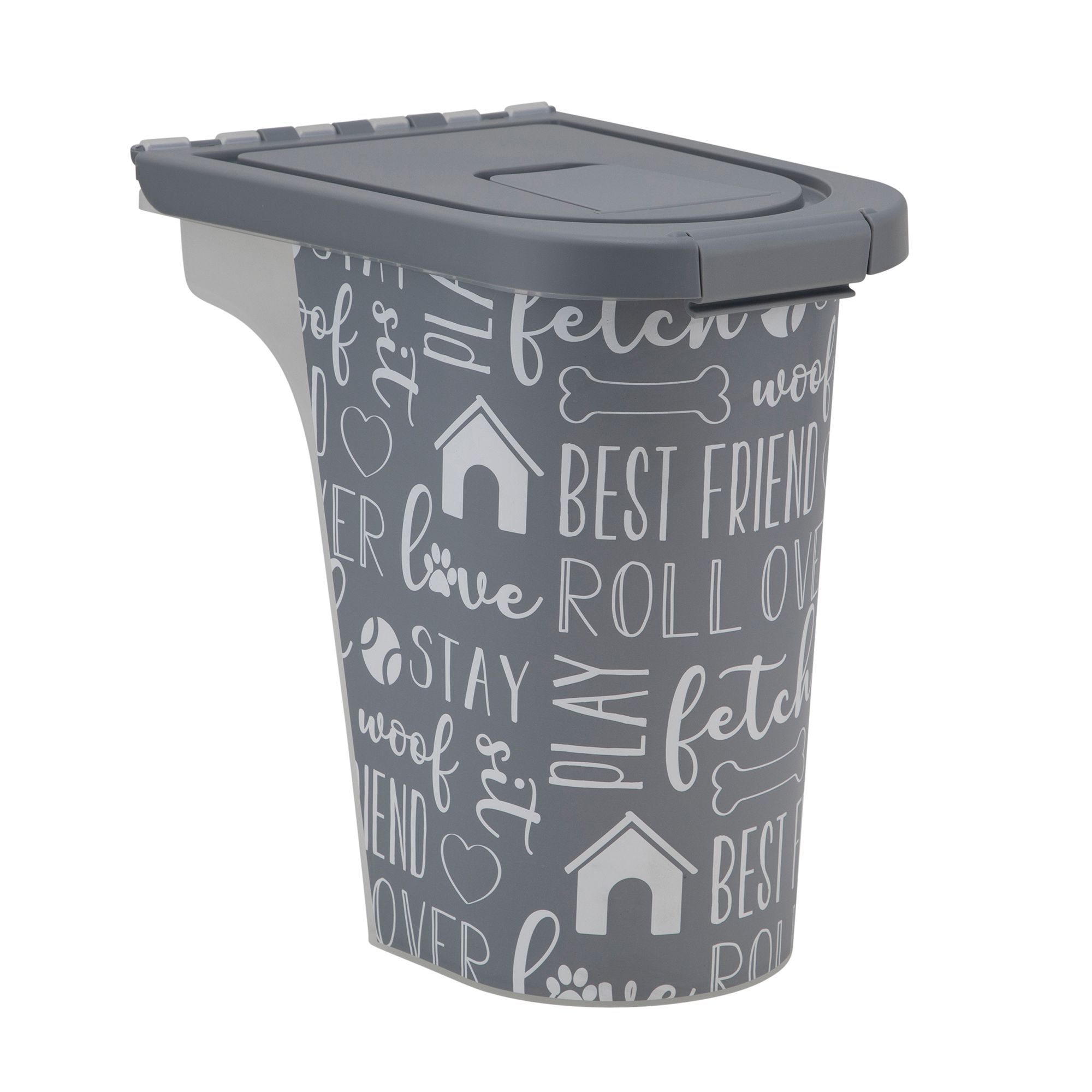 Paw prints shop dog food container