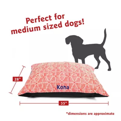 Majestic Pet Personalized Charlie Super Value Pillow Dog Bed - Image 3
