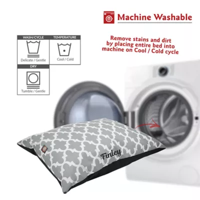 Majestic Pet Personalized Trellis Super Value Pillow Dog Bed - Image 5