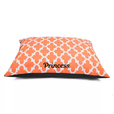 Majestic Pet Personalized Trellis Super Value Pillow Dog Bed - Image 1