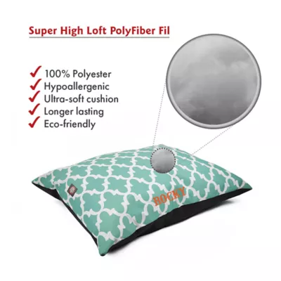 Product Majestic Pet Personalized Trellis Super Value Pillow Dog Bed