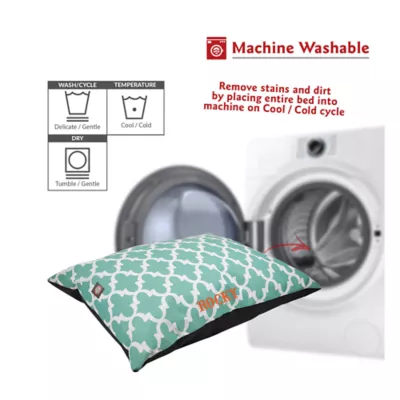 Product Majestic Pet Personalized Trellis Super Value Pillow Dog Bed
