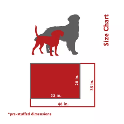 Majestic Pet Personalized Fusion Super Value Pillow Dog Bed - Image 6