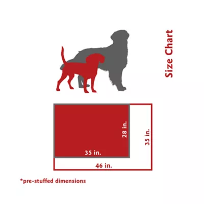Majestic Pet Personalized Fusion Super Value Pillow Dog Bed - Image 6