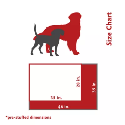 Majestic Pet Personalized Fusion Super Value Pillow Dog Bed - Image 6