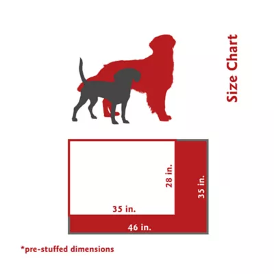 Majestic Pet Personalized Fusion Super Value Pillow Dog Bed - Image 6