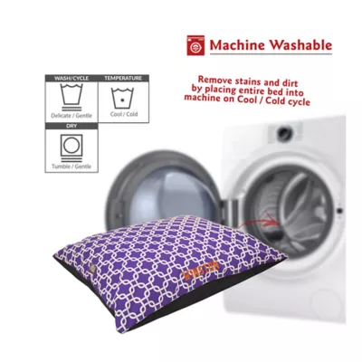 Product Majestic Pet Personalized Links Super Value Pillow Dog Bed