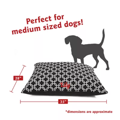 Product Majestic Pet Personalized Links Super Value Pillow Dog Bed