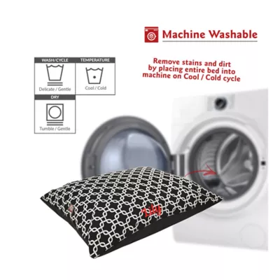 Product Majestic Pet Personalized Links Super Value Pillow Dog Bed