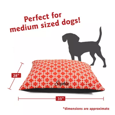 Majestic Pet Personalized Links Super Value Pillow Dog Bed - Image 3