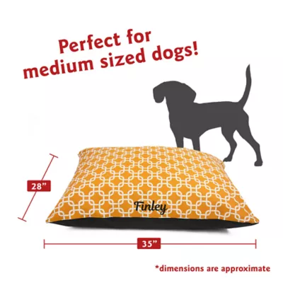 Majestic Pet Personalized Links Super Value Pillow Dog Bed - Image 3