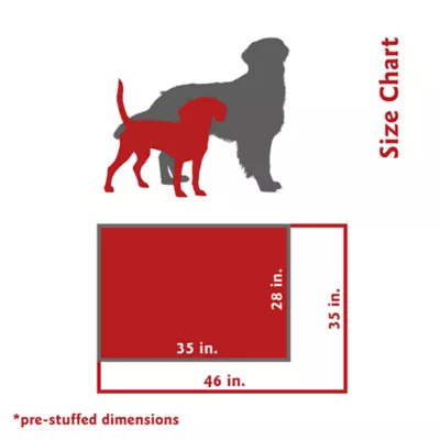 Product Majestic Pet Personalized Links Super Value Pillow Dog Bed