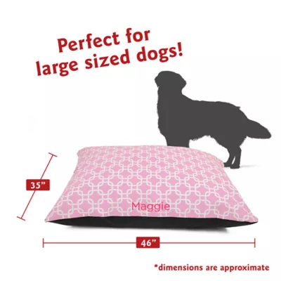 Majestic Pet Personalized Links Super Value Pillow Dog Bed - Image 3