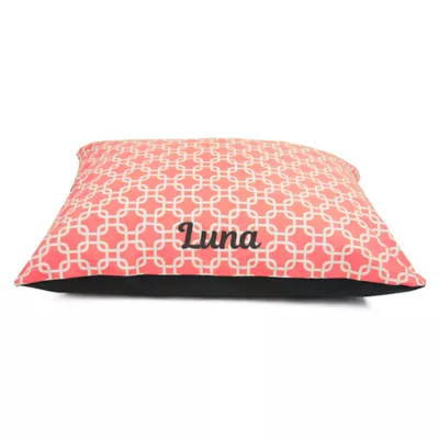 Majestic Pet Personalized Links Super Value Pillow Dog Bed - Image 1