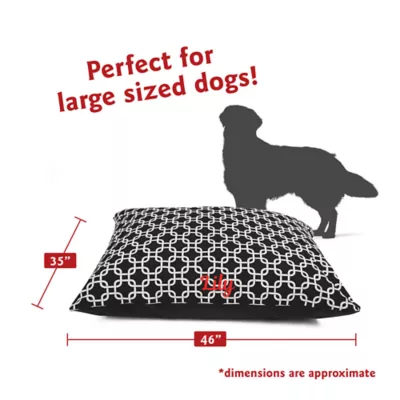 Product Majestic Pet Personalized Links Super Value Pillow Dog Bed