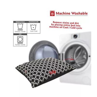 Product Majestic Pet Personalized Links Super Value Pillow Dog Bed