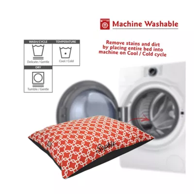 Majestic Pet Personalized Links Super Value Pillow Dog Bed - Image 5