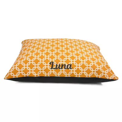 Majestic Pet Personalized Links Super Value Pillow Dog Bed - Image 1