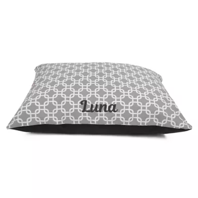 Majestic Pet Personalized Links Super Value Pillow Dog Bed - Image 1