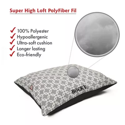 Majestic Pet Personalized Links Super Value Pillow Dog Bed - Image 4