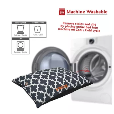 Product Majestic Pet Personalized Trellis Super Value Pillow Dog Bed