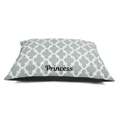 Product Majestic Pet Personalized Trellis Super Value Pillow Dog Bed