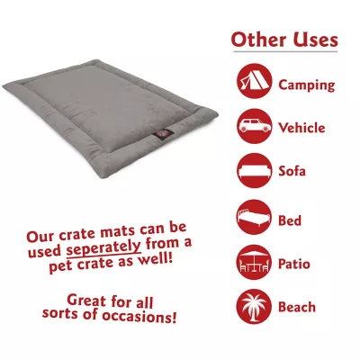 Product Majestic Pet Personalized Villa Dog Crate Mat