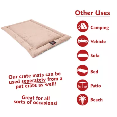 Product Majestic Pet Personalized Villa Dog Crate Mat