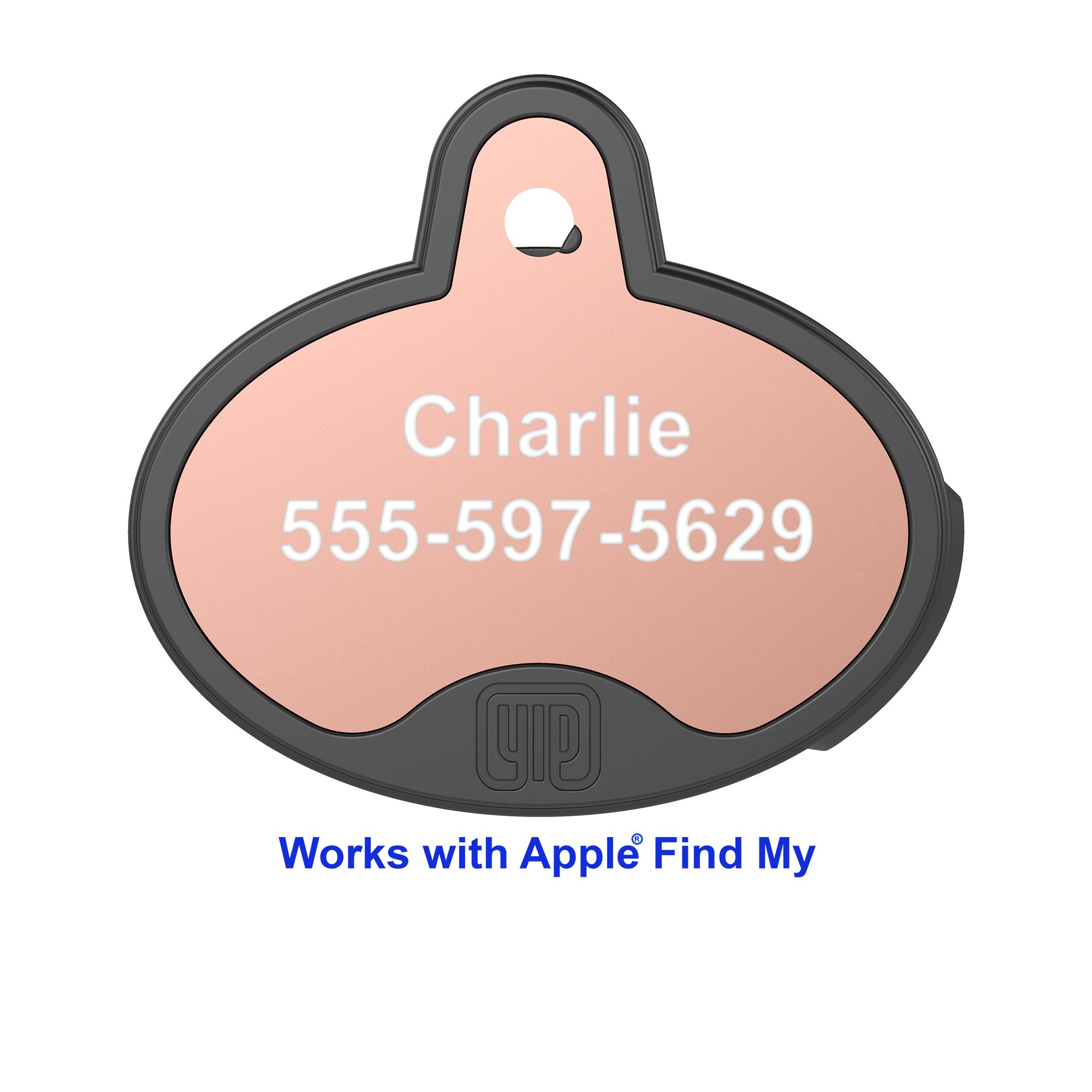 YIP Smart Tag Personalized ID Tag and Finder - Works with Apple Find My