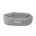 Majestic Pet Personalized Velvet Bagel Cat & Dog Bed image thumbnail 1